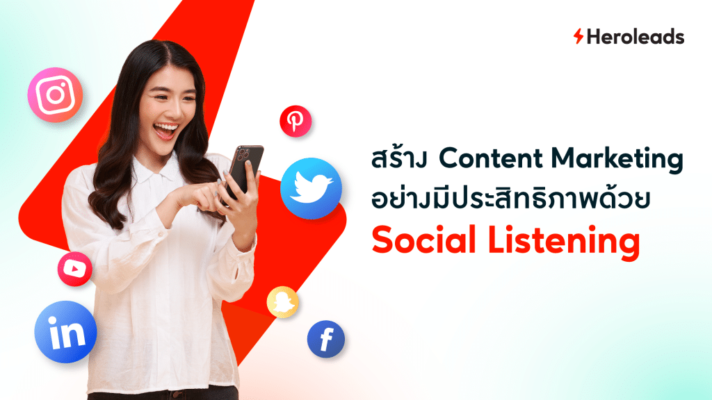 สร้าง Content Marketing อย่างมีประสิทธิภาพด้วย Social Listening